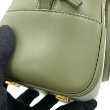 Load image into Gallery viewer, LOEWE ★Square Anagram Amazona GreenA039N10X02 Canvas Leather Size 19