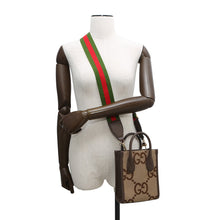 将图像加载到图库查看器中,GUCCI Jumbo GG 2WAY Shoulder Bag Brown699406 Canvas Leather Size Mini