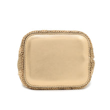 将图像加载到图库查看器中,FENDI Montrezor Gold8BS010 Straw Leather Size Mini