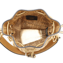 将图像加载到图库查看器中,FENDI Montrezor Gold8BS010 Straw Leather Size Mini