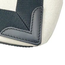Load image into Gallery viewer, BALENCIAGA ★Navy Cabas Natural/Black390346 Canvas Size XS