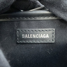 Load image into Gallery viewer, BALENCIAGA Navy Kabas Natural/Black390346 Canvas Size XS