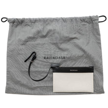 Load image into Gallery viewer, BALENCIAGA Navy Kabas Natural/Black390346 Canvas Size XS