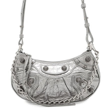 Load image into Gallery viewer, BALENCIAGA luka goal Silver695814 Leather Size Mini