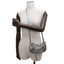 Load image into Gallery viewer, BALENCIAGA ★Luka goal Silver695814 Leather Size Mini