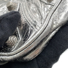 Load image into Gallery viewer, BALENCIAGA luka goal Silver695814 Leather Size Mini