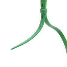 Load image into Gallery viewer, Chloe Kiss Shoulder Bag Green Leather Size Small