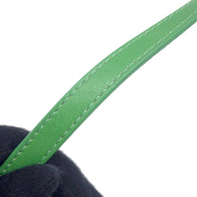 Load image into Gallery viewer, Chloe Kiss Shoulder Bag Green Leather Size Small