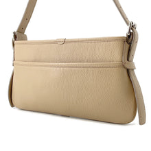 将图像加载到图库查看器中,BURBERRY One Shoulder Bag Beige Leather