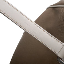 将图像加载到图库查看器中,PRADA Logo jacquard handbag Beige/WhiteBR3417 Canvas Leather