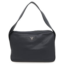 将图像加载到图库查看器中,PRADA One Shoulder Bag Navy1BC023 Leather