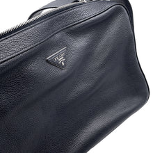 将图像加载到图库查看器中,PRADA One Shoulder Bag Navy1BC023 Leather