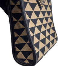 Load image into Gallery viewer, PRADA Symbol EmbroideryFabric Mini Bag Black/Beige1BA355 Canvas