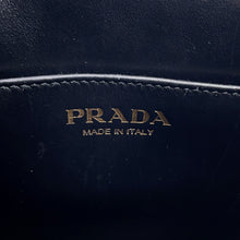 Load image into Gallery viewer, PRADA Symbol EmbroideryFabric Mini Bag Black/Beige1BA355 Canvas