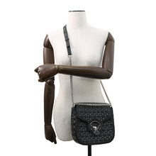 将图像加载到图库查看器中,BVLGARI ★Diva Dream ChainShoulder Black Leather