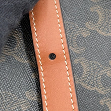 Load image into Gallery viewer, CELINE ★Triomphe Falco Shoulder Bag Tan191502 PVC Leather Size Medium