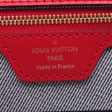 Load image into Gallery viewer, LOUIS VUITTON ★Square Patchwork Neverfull Blue/RedM44981 Monogram Denim Size MM