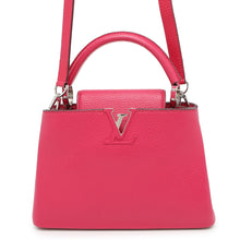 将图像加载到图库查看器中,LOUIS VUITTON Capucines PinkM90294 Taurillon Leather Size BB