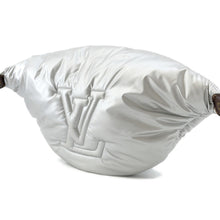 将图像加载到图库查看器中,LOUIS VUITTON Pillow Maxi Bumbag Silver/BrownM20971 Recycled MetallicNylon Monogram