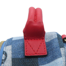 Load image into Gallery viewer, LOUIS VUITTON Palm Springs Backpack Blue/RedM45043 Monogram Denim Size MINI