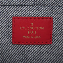 Load image into Gallery viewer, LOUIS VUITTON Palm Springs Backpack Blue/RedM45043 Monogram Denim Size MINI