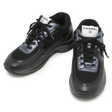 Load image into Gallery viewer, CHANEL Sneakers BlackG45077 Nylon Laminate Size 36