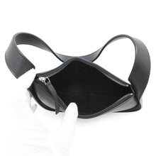 将图像加载到图库查看器中,The Row Half moon BlackW1249 Leather