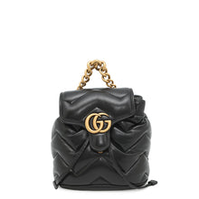 将图像加载到图库查看器中,GUCCI GG Marmont Mini Backpack Black777253 Leather