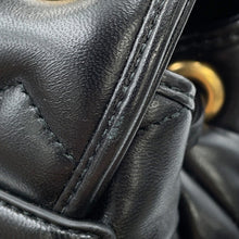 将图像加载到图库查看器中,GUCCI GG Marmont Mini Backpack Black777253 Leather