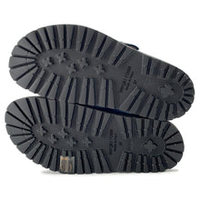 Load image into Gallery viewer, Sergio Rossi sr TWENTY BUCKLE Flat Sandals BlueB10390 Denim Crystal Size 37