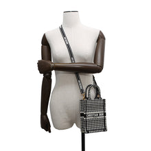 将图像加载到图库查看器中,Dior Book Tote Mini Phone Bag Vertical Black/WhiteS5555CZAE Canvas
