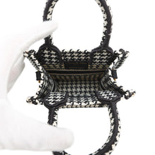 将图像加载到图库查看器中,Dior Book Tote Mini Phone Bag Vertical Black/WhiteS5555CZAE Canvas