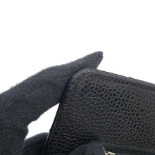 将图像加载到图库查看器中,CHANEL Chain wallet BlackAP0250 Caviar Leather