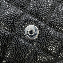 将图像加载到图库查看器中,CHANEL Chain wallet BlackAP0250 Caviar Leather