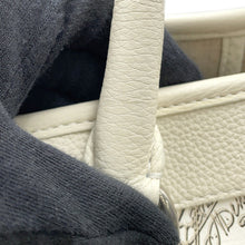 Load image into Gallery viewer, Berluti TouJules Mini Toile Malbeuf Tote Bag 10th Anniversary Japan Limited Edition Model White Leather PVC Size Mini