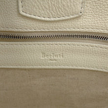 将图像加载到图库查看器中,Berluti TouJules Mini Toile Malbeuf Tote Bag 10th Anniversary Japan Limited Edition Model White Leather PVC Size Mini