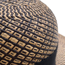 将图像加载到图库查看器中,HERMES straw hat Size 58 Beige/Black Straw