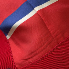 将图像加载到图库查看器中,GUCCI Leather Jacket Size 36 Black/Red/Navy Leather Cotton100%