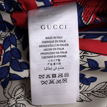 将图像加载到图库查看器中,GUCCI Leather Jacket Size 36 Black/Red/Navy Leather Cotton100%