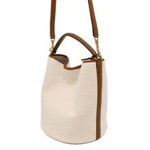 将图像加载到图库查看器中,CELINE bucket Natural/Tan195572 Canvas Leather Size 16
