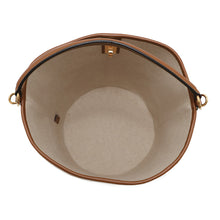 将图像加载到图库查看器中,CELINE bucket Natural/Tan195572 Canvas Leather Size 16