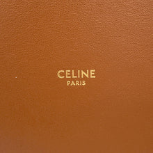 将图像加载到图库查看器中,CELINE bucket Natural/Tan195572 Canvas Leather Size 16