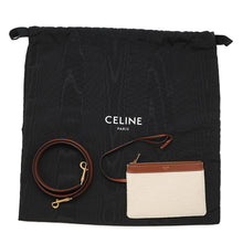 将图像加载到图库查看器中,CELINE bucket Natural/Tan195572 Canvas Leather Size 16