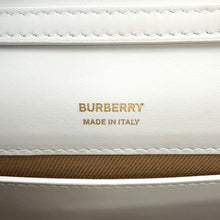 将图像加载到图库查看器中,BURBERRY Roller Clutch ChainShoulder White8066176 Leather