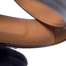 将图像加载到图库查看器中,HERMES Bangle Size T2 Black Epsom