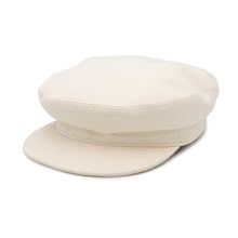 将图像加载到图库查看器中,HERMES Vauban Serie Button Cap Size 57 Ivory Cotton100%
