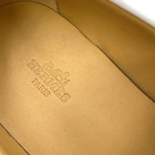 Load image into Gallery viewer, HERMES ★Ivy Mocassins Loafers White Leather Size 37H