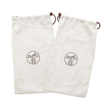 Load image into Gallery viewer, HERMES Ivy Mocassins Loafers White Leather Size 37H