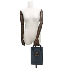 Load image into Gallery viewer, Christian Louboutin Trick Track 3WAY Bag Navy3175107 Nubuck Calf Leather Size Small