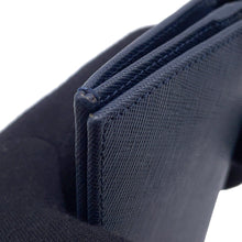 Load image into Gallery viewer, PRADA Folded Long Cloth Navy2M0836 Saffiano LeatherLeather